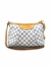 Load image into Gallery viewer, LOUIS VUITTON Siracusa PM White Coated canvas Damier Handbag
