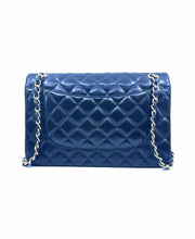 Load image into Gallery viewer, CHANEL Jumbo Double Flap Bag Black Lambskin Quilted Handbag
