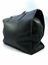 Load image into Gallery viewer, VALEXTRA Grey Leather Solid Babila Handbag
