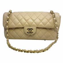 Load image into Gallery viewer, CHANEL Beige Leather Shoulder Bag
