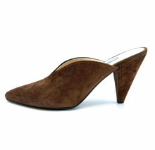 Load image into Gallery viewer, PRADA Size 7.5 Brown Suede Solid Mules
