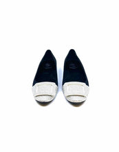 Load image into Gallery viewer, ROGER VIVIER Size 9.5 Black Satin Flats
