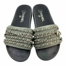 Load image into Gallery viewer, CHANEL Tropiconic Canvas Slide | 7
