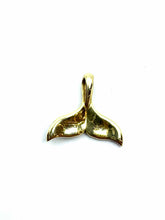 Load image into Gallery viewer, NA HOKU 14K Gold Diamond Whale Tail Pendant
