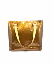 Load image into Gallery viewer, LOUIS VUITTON Houston Tote Bronze Patent Leather Monogram Vernis Handbag
