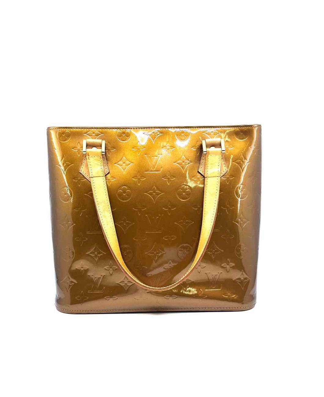LOUIS VUITTON Houston Tote Bronze Patent Leather Monogram Vernis Handbag