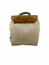 Load image into Gallery viewer, HERMES Herbag Beige Canvas Lace Solid Backpack
