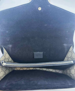 GUCCI Brown Coated LOGO Handbag