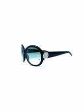 Load image into Gallery viewer, MONTBLANC Black Square Solid Sunglasses
