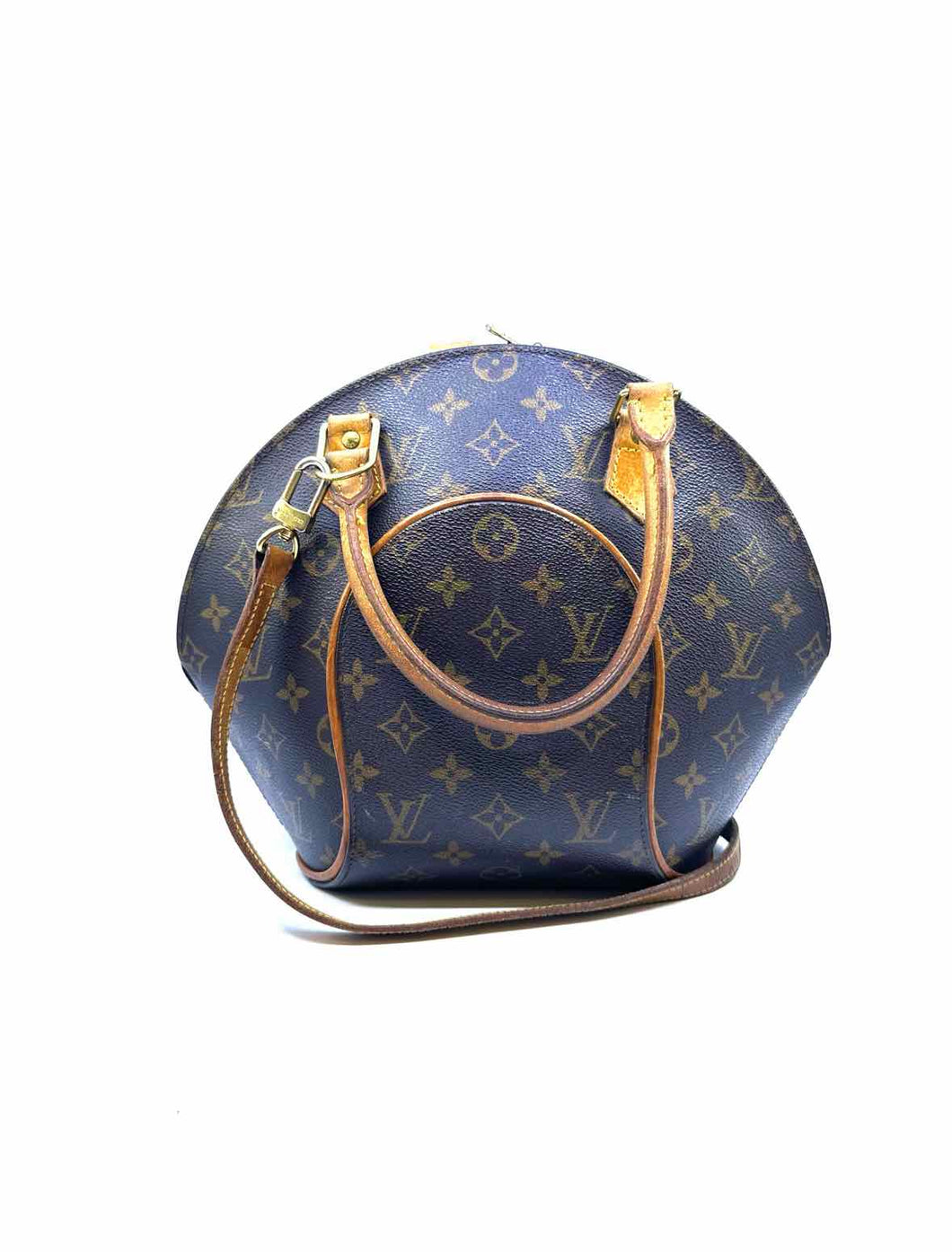 LOUIS VUITTON Ellipse PM Brown Coated canvas Monogram Handbag