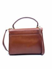 Load image into Gallery viewer, MARK CROSS Brown Leather Solid Handbag
