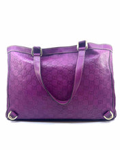 Load image into Gallery viewer, GUCCI Raspberry Leather LOGO Handbag
