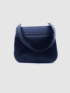 SALVATORE FERRAGAMO Black Leather Solid Handbag