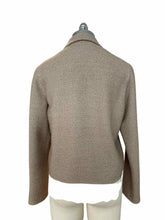 Load image into Gallery viewer, CHANEL Size 6 Tan Wool / Angora Weaved Jacket
