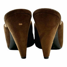 Load image into Gallery viewer, PRADA Size 7.5 Brown Suede Solid Mules
