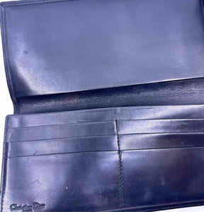 CHRISTIAN DIOR Black Coated canvas Leather Monogram Wallet