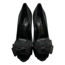 Load image into Gallery viewer, DOLCE &amp; GABBANA Size 6.5 Black Satin Pumps
