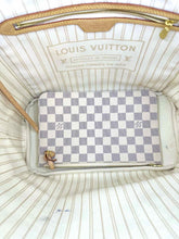 Load image into Gallery viewer, LOUIS VUITTON NEVERFULL MM White Coated canvas Damier Handbag
