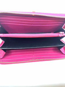 YVES SAINT LAURENT Pink Leather Wallet
