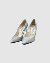 Load image into Gallery viewer, JIMMY CHOO Size 8 Gold Sparkle Pumps
