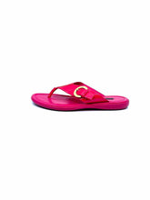 Load image into Gallery viewer, LOUIS VUITTON Size 8 Hot Pink Patent Leather Solid Sandals
