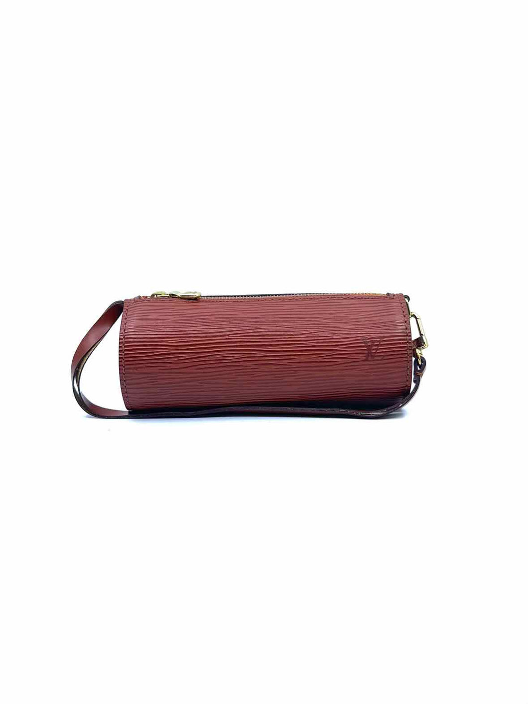 LOUIS VUITTON Souffro Mini Burnt Orange Leather Solid Epi Handbag
