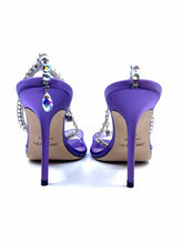 Load image into Gallery viewer, JIMMY CHOO Size 8.5 Purple Plastic Solid Sandals
