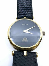 Load image into Gallery viewer, GUCCI Black Leather Watch
