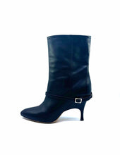 Load image into Gallery viewer, ALCHIMIA DI BALLIN Size 10.5 Black Leather Ankle Boot
