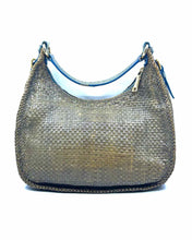 Load image into Gallery viewer, PRADA Brown Leather Weaved Shoulder Bag
