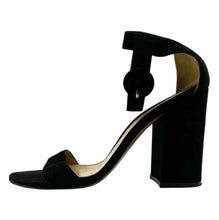 Load image into Gallery viewer, GIANVITO ROSSI Size 8 Black Suede Solid Sandals
