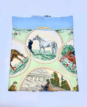 Load image into Gallery viewer, HERMES Blue Green Scarf
