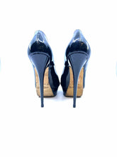 Load image into Gallery viewer, JIMMY CHOO Size 6.5 Black Patent Leather Pumps
