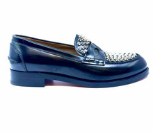 Load image into Gallery viewer, CHRISTIAN LOUBOUTIN Size 11 Black Men's Loafers
