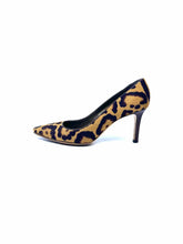 Load image into Gallery viewer, VALENTINO Size 9 Brown PONY HAIR Cheetah print Pumps
