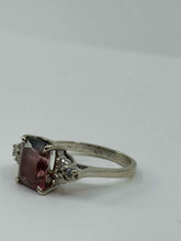 Load image into Gallery viewer, Tourmaline Diamond 14K Ring
