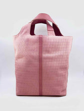 Load image into Gallery viewer, BOTTEGA VENETA Pink Fabric Checkered Handbag
