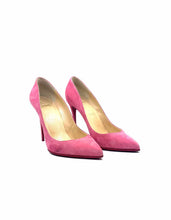Load image into Gallery viewer, CHRISTIAN LOUBOUTIN Size 9.5 Pink Suede Pumps
