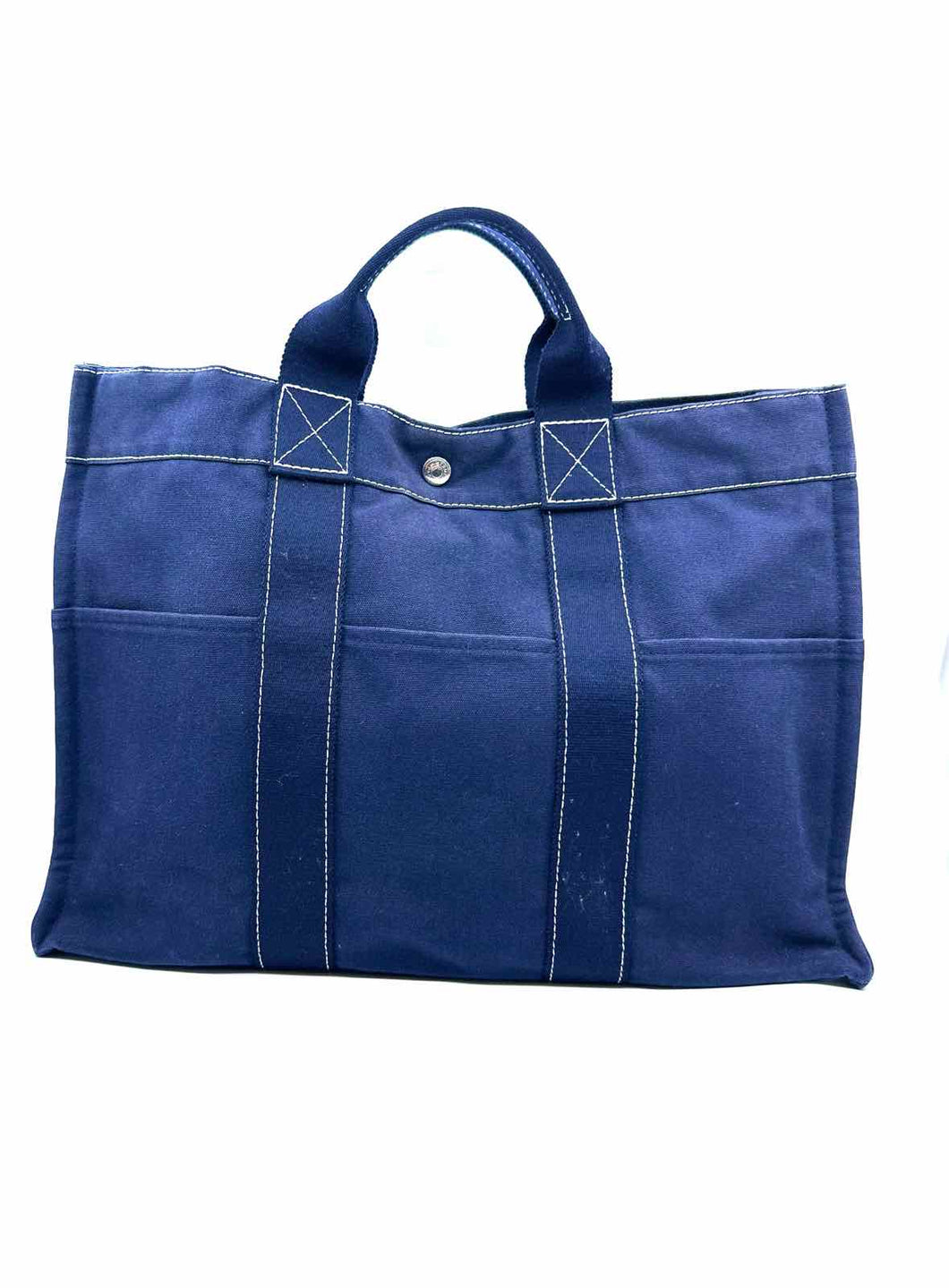 HERMES Navy Handbag