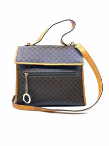 CELINE Brown Coated canvas Handbag