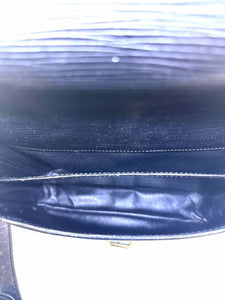LOUIS VUITTON Black Leather Epi Handbag