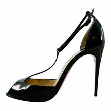 Load image into Gallery viewer, CHRISTIAN LOUBOUTIN Size 9 Black Patent Leather Pumps
