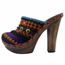 Load image into Gallery viewer, MIU MIU Knit Geometric Mules | 7.5
