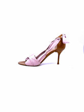 Load image into Gallery viewer, STELLA MCCARTNEY Size 7 Pink Fabric Sandals
