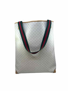 GUCCI Cream Coated canvas Monogram Handbag