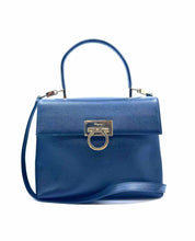 Load image into Gallery viewer, SALVATORE FERRAGAMO Black Leather Solid Handbag
