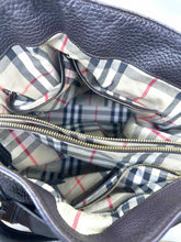 Load image into Gallery viewer, BURBERRY Brown Leather Solid Handbag
