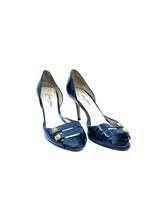 Load image into Gallery viewer, JIMMY CHOO Size 8.5 Black Leather Pumps

