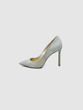 Load image into Gallery viewer, JIMMY CHOO Size 8 Gold Sparkle Pumps
