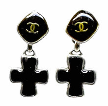 Load image into Gallery viewer, CHANEL Silver Pierced Earrings
